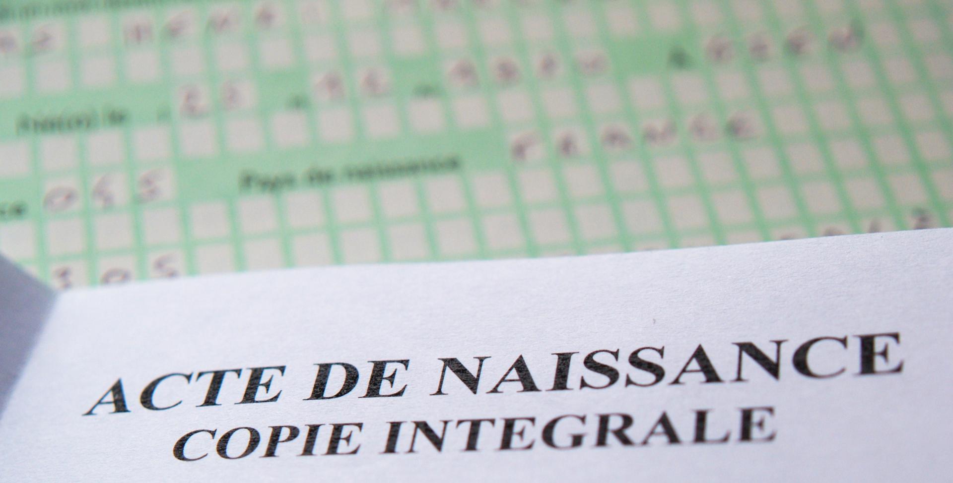 Demande acte de naissance